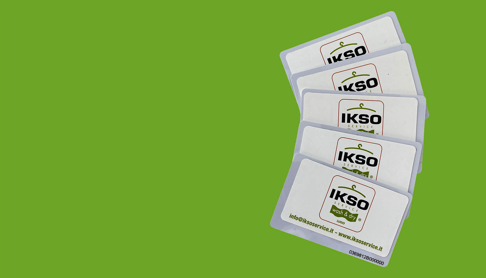 Ikso Lavanderia fidelity card
