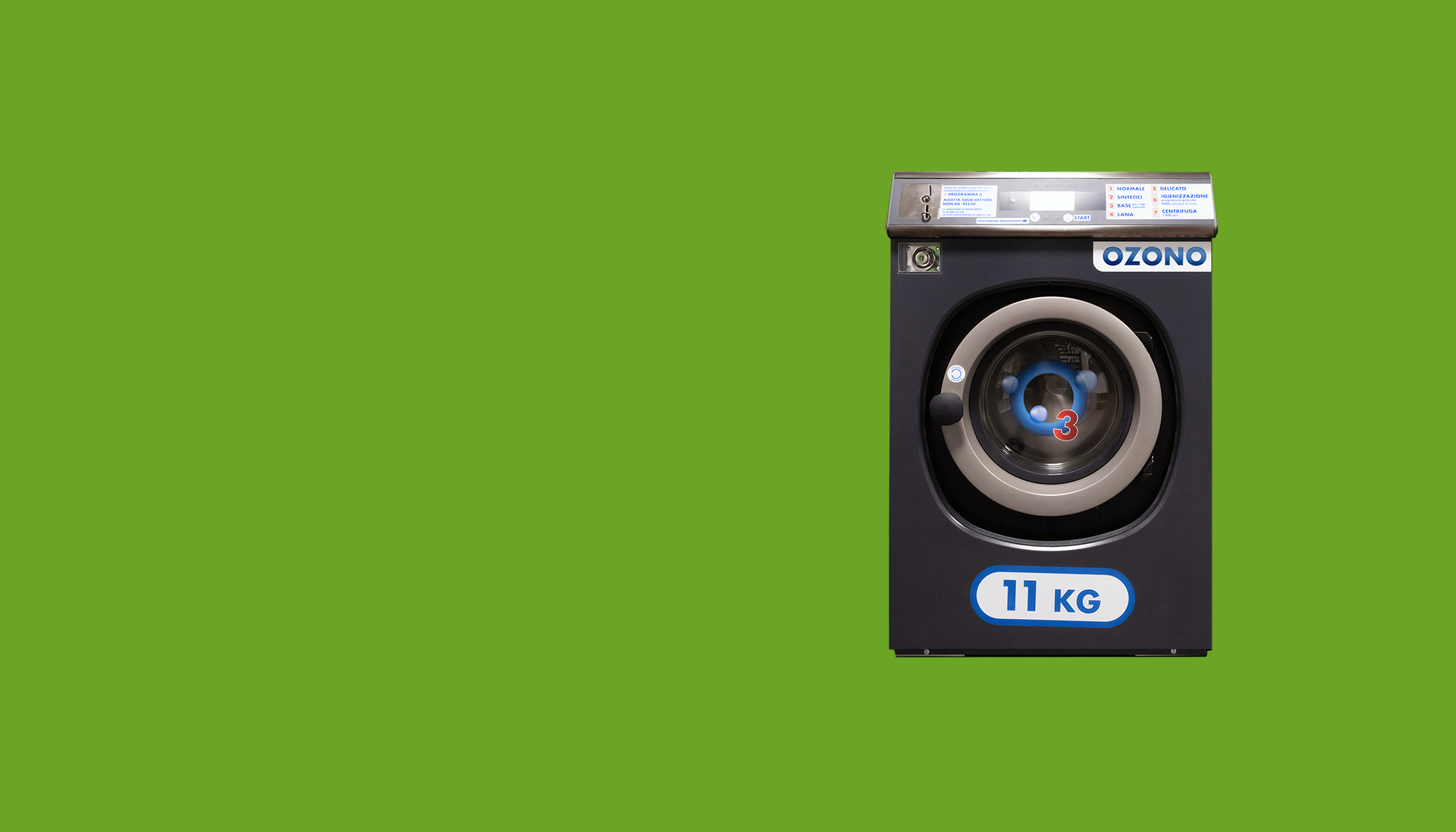 hero immage sezione lavaggio ad ozono ikso service lavanderia self-service a Lugo (RA)